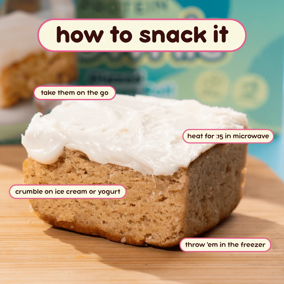 Glazed Cinnamon Roll Protein Brownie - Image 3